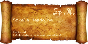 Szkala Magdolna névjegykártya